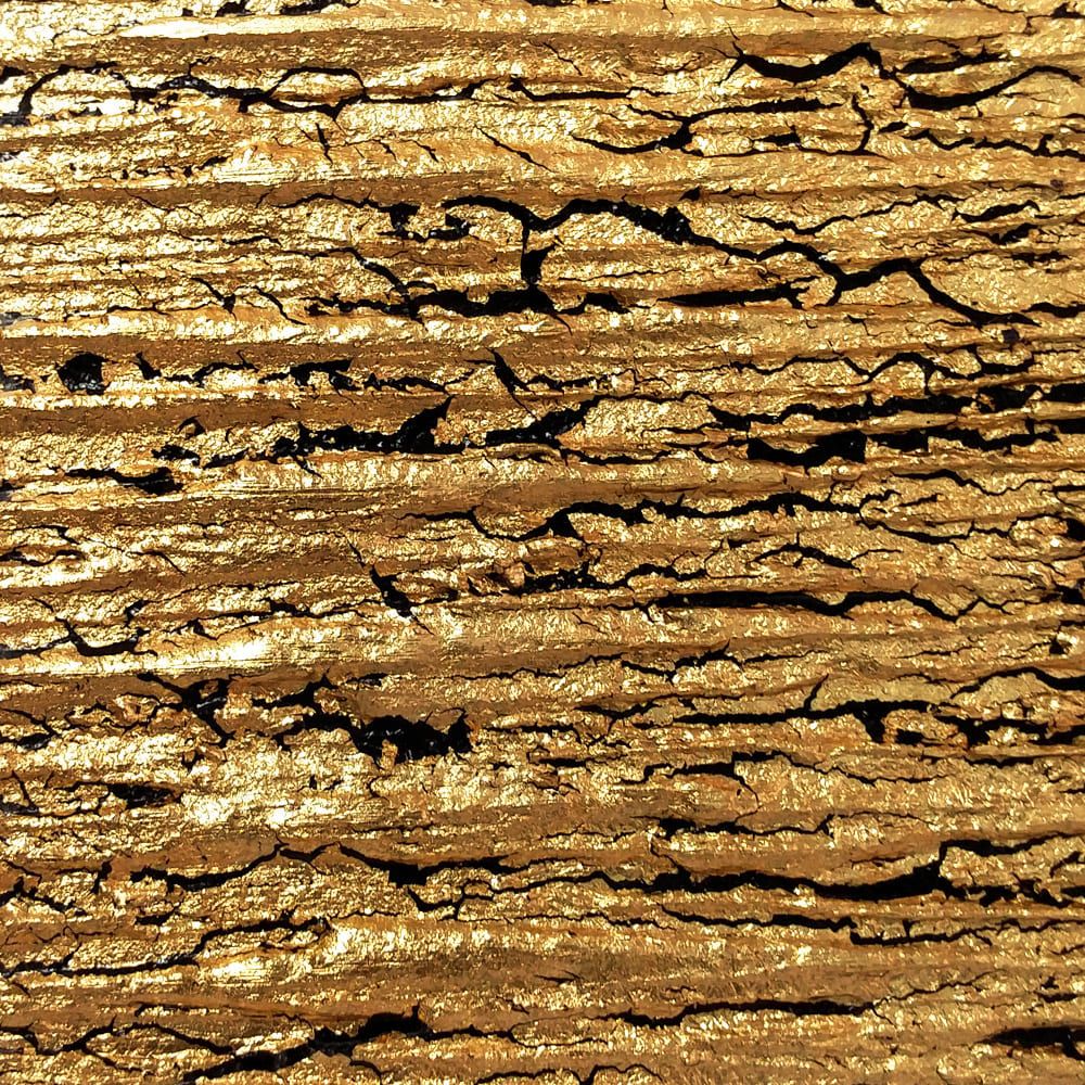Gold Leaf with Stripes Texture