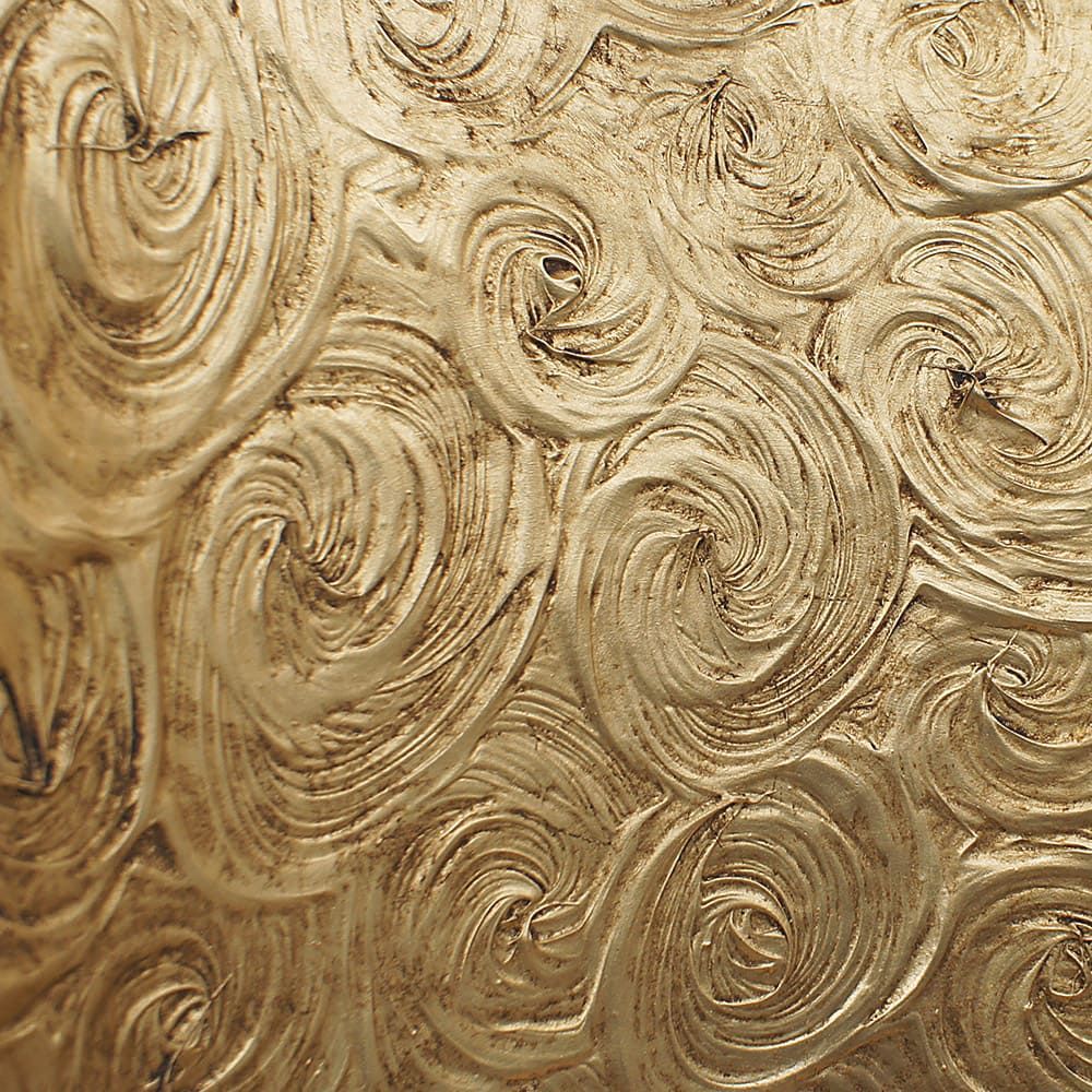 Gold Leaf with Spiral Texture