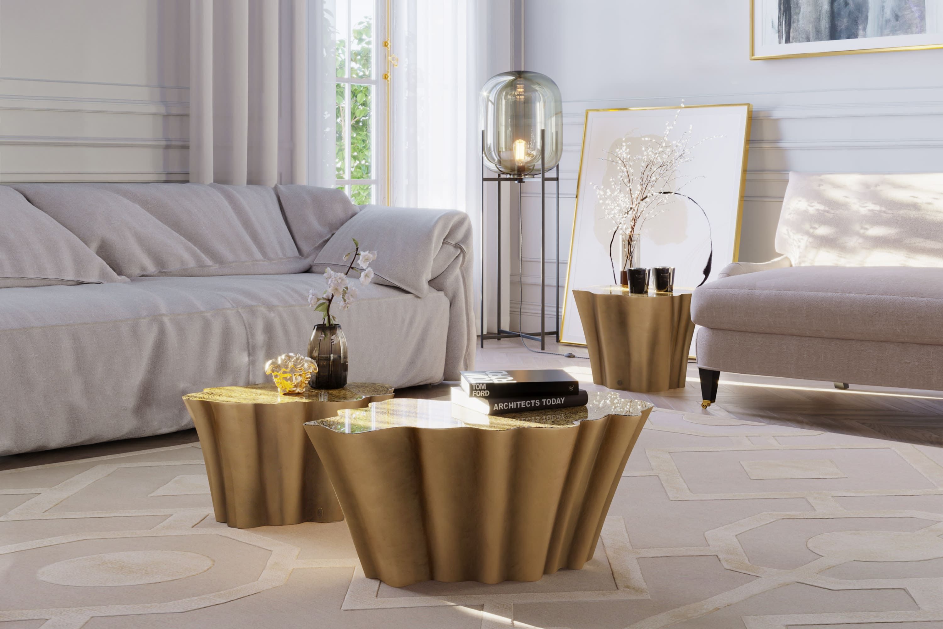 Living room environment with Gaia table set